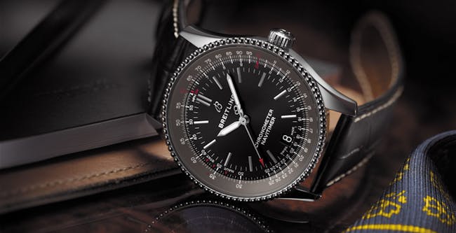 Breitling Navitimer 1 Automatic 38 at Baselword 2018: A Navitimer with three hands